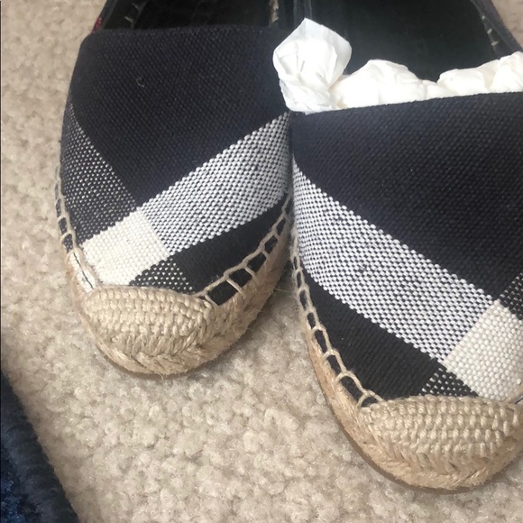 Burberry logo print Espadrilles in blue - Picture 2 of 5